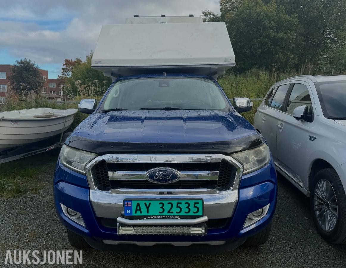 2016 FORD RANGER MED CAMPER, AUTOMAT, CRUISEKONTROLL, NAVIGASJON