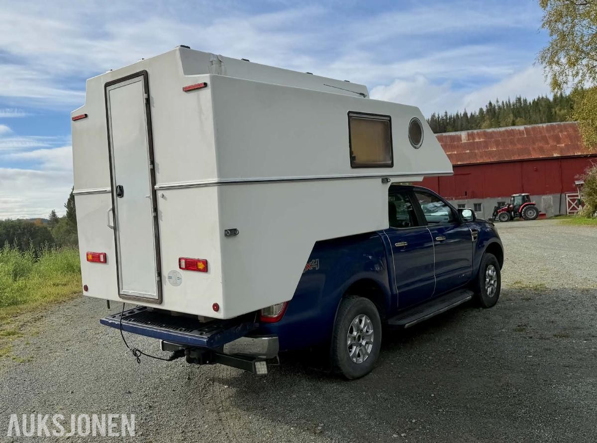 2016 FORD RANGER MED CAMPER, AUTOMAT, CRUISEKONTROLL, NAVIGASJON