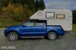 2016 FORD RANGER MED CAMPER, AUTOMAT, CRUISEKONTROLL, NAVIGASJON