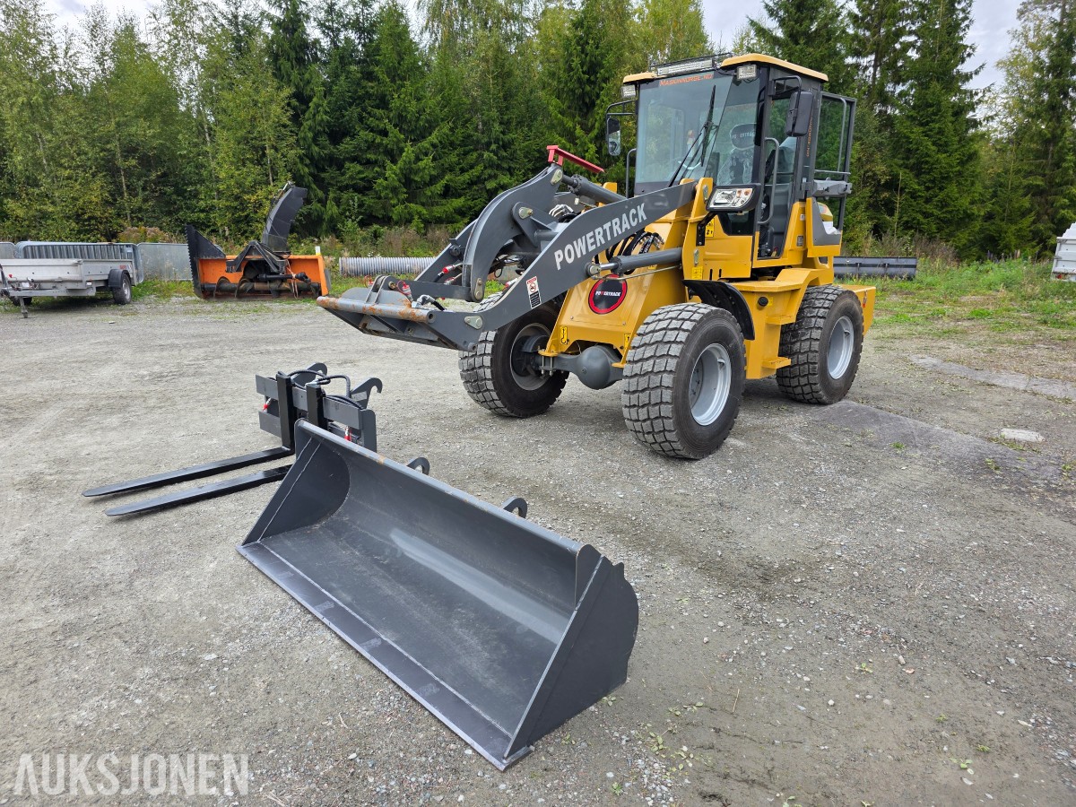 2024 Powertrack L45 hjullaster 217 timer Skuffe-hydrauliske pallegaffler