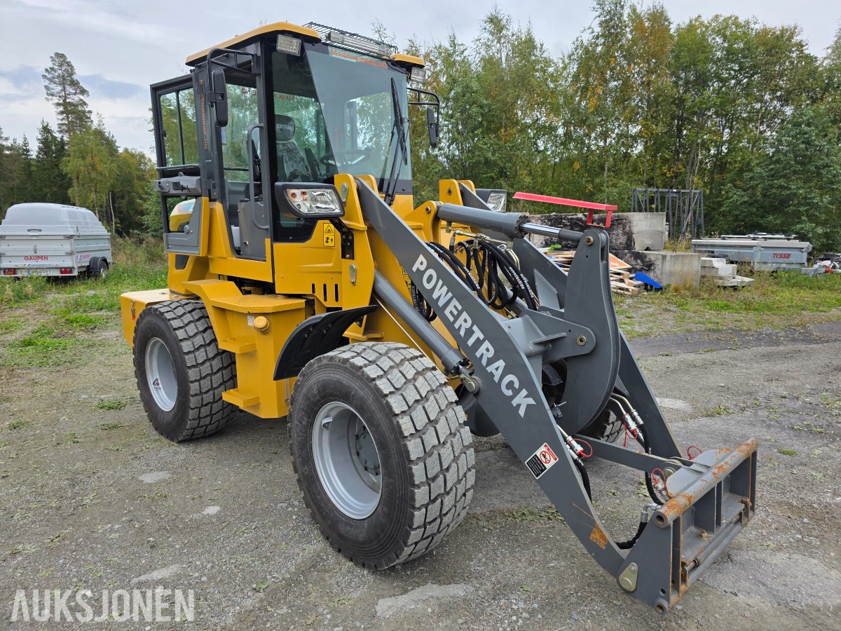 2024 Powertrack L45 hjullaster 217 timer Skuffe-hydrauliske pallegaffler