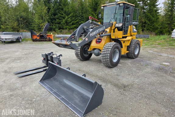 2024 Powertrack L45 hjullaster 217 timer Skuffe-hydrauliske pallegaffler