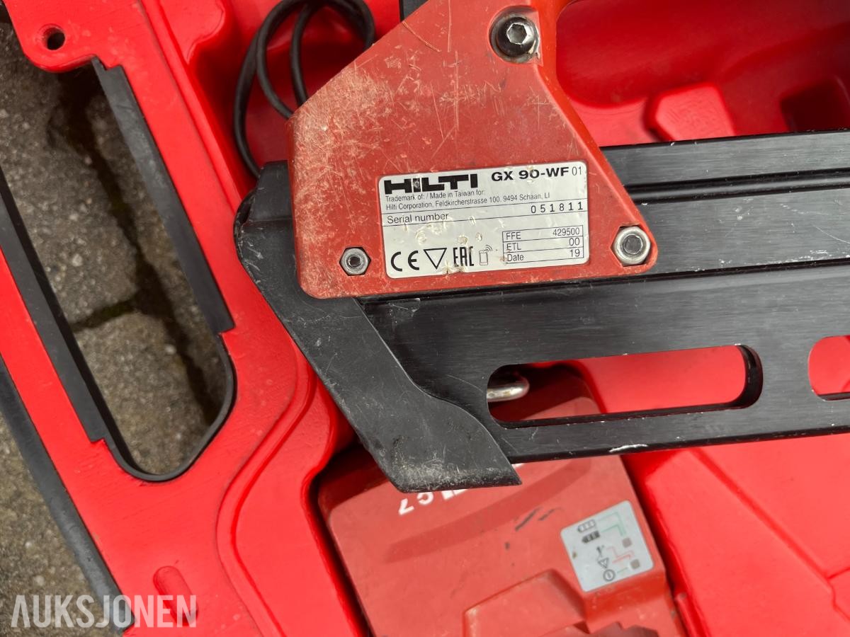 5stk - Hilti GX 90-WF spikerpistoler