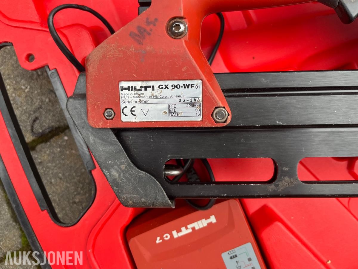 5stk - Hilti GX 90-WF spikerpistoler