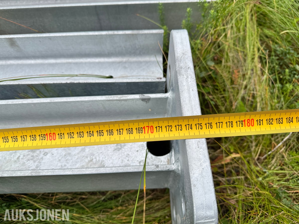 Forankringstolper - 5 stk 175cm, 2 stk 275cm