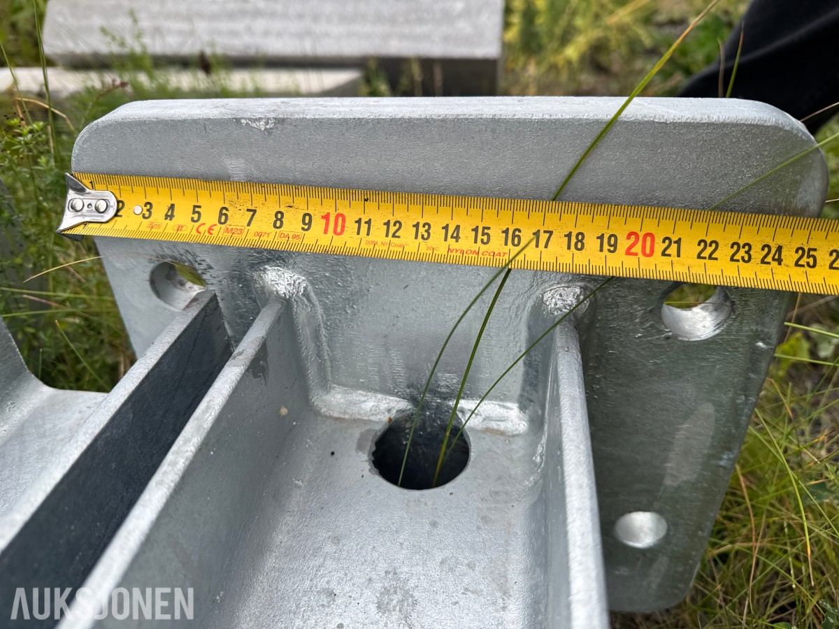 Forankringstolper - 5 stk 175cm, 2 stk 275cm