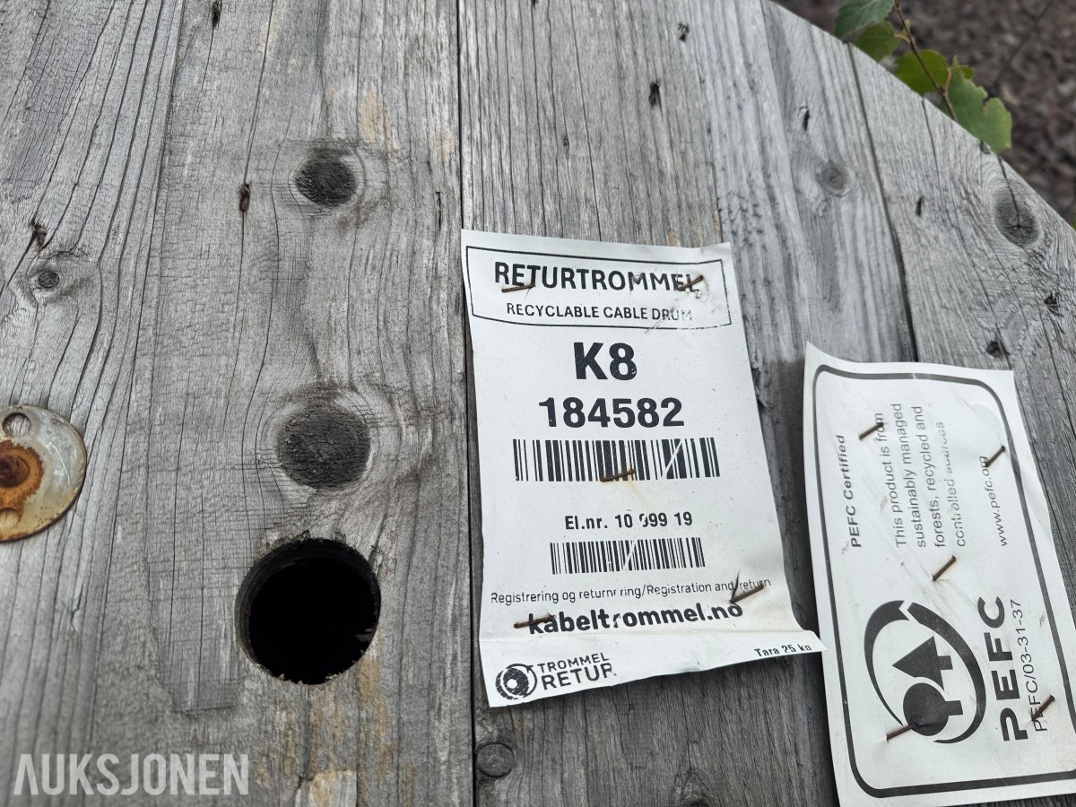 Cablel PF3P AL 3x25/10 kabel på trommel