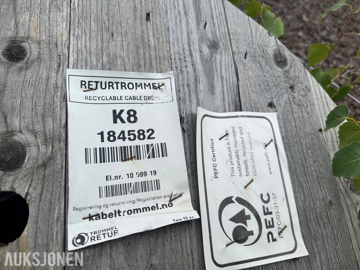 Cablel PF3P AL 3x25/10 kabel på trommel