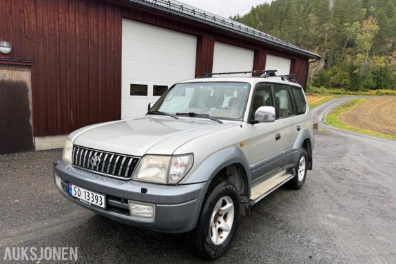 2002 Toyota Land Cruiser 3.0 Diesel 163HK 4WD Automat, Hengerfeste, S+V Dekk