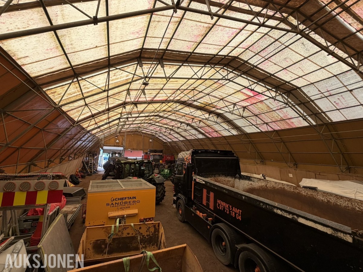 Rubb-Hall lagertelt 595 m2