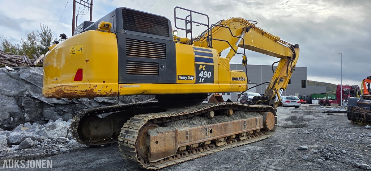 2019 Komatsu PC490LC-11 Beltegraver, 9128 t, pigghammer, ripper, 2 skuffer