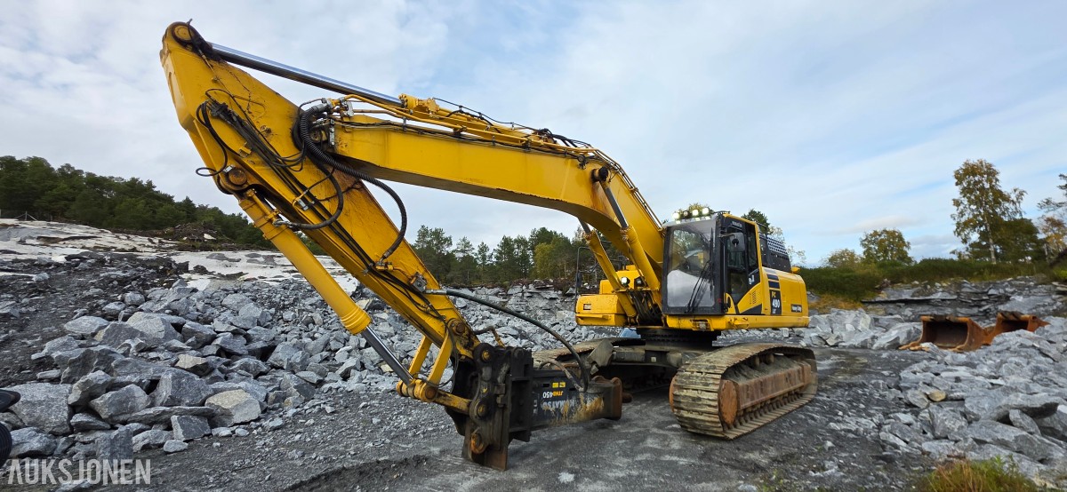 2019 Komatsu PC490LC-11 Beltegraver, 9128 t, pigghammer, ripper, 2 skuffer