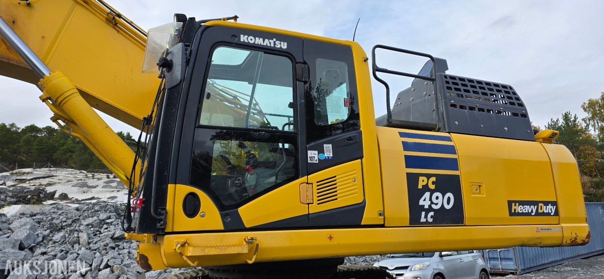 2019 Komatsu PC490LC-11 Beltegraver, 9128 t, pigghammer, ripper, 2 skuffer