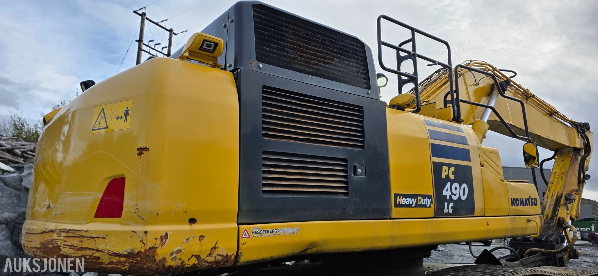 2019 Komatsu PC490LC-11 Beltegraver, 9128 t, pigghammer, ripper, 2 skuffer