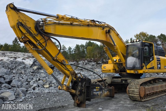 2019 Komatsu PC490LC-11 Beltegraver, 9128 t, pigghammer, ripper, 2 skuffer