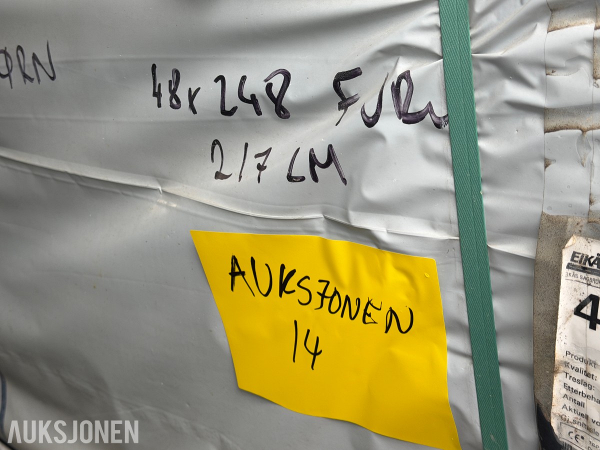 48 STK FURU KONSTRUKSJONSVIRKE 48 X 248 MM