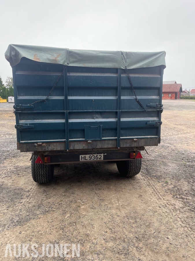 1986 mod. Cabro 10 traktorhenger. 10 tonns nyttelast