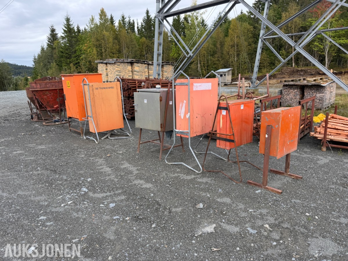 Byggestrømskap og fordelingsskap 230V, 125A, 400A og 630A