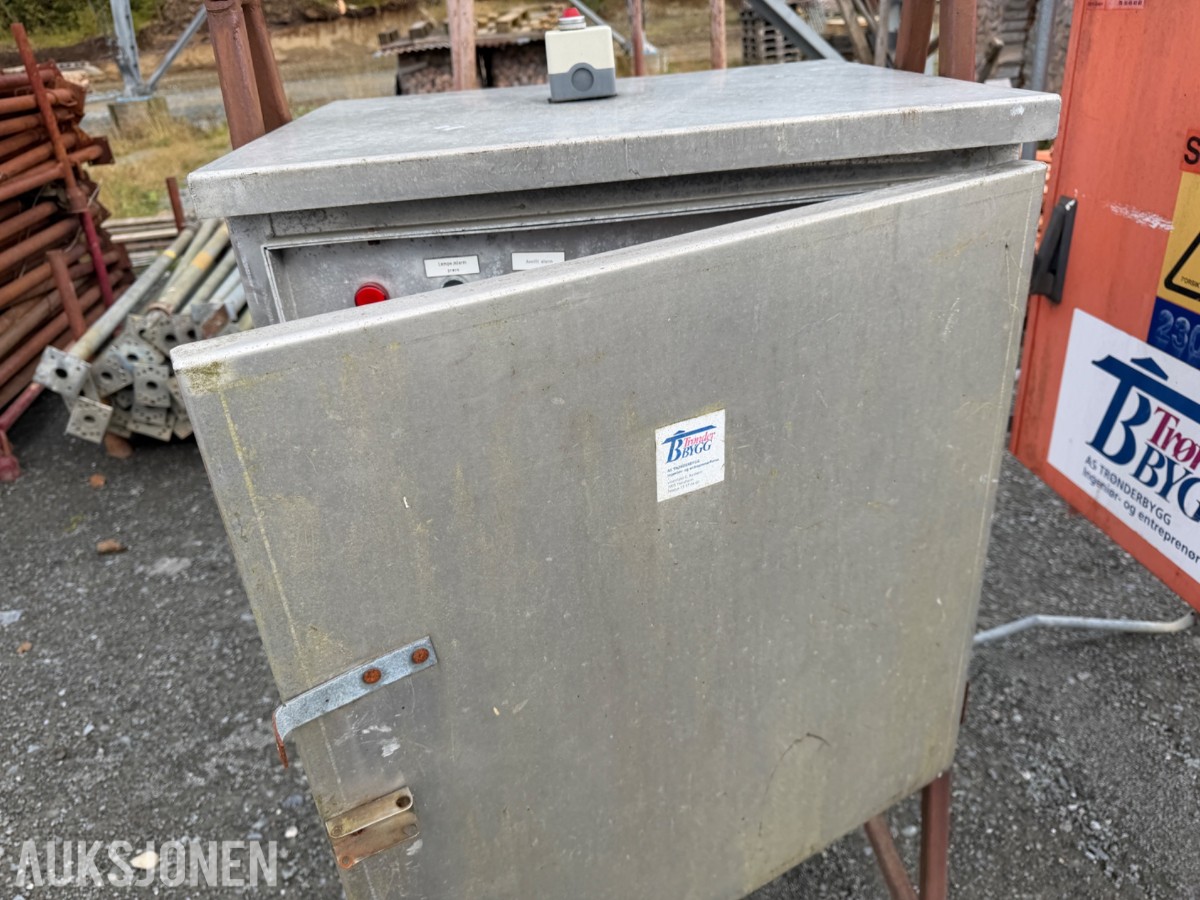 Byggestrømskap og fordelingsskap 230V, 125A, 400A og 630A