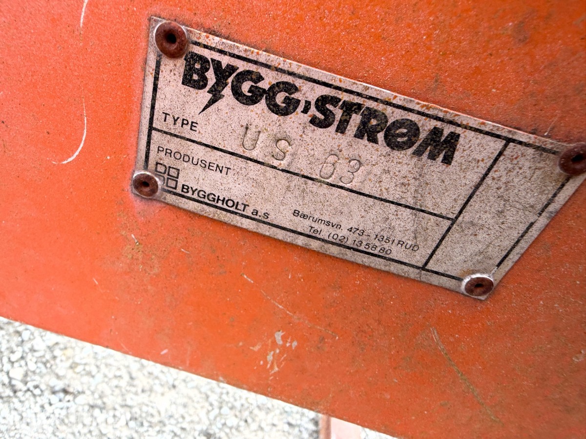 Byggestrømskap og fordelingsskap 230V, 125A, 400A og 630A