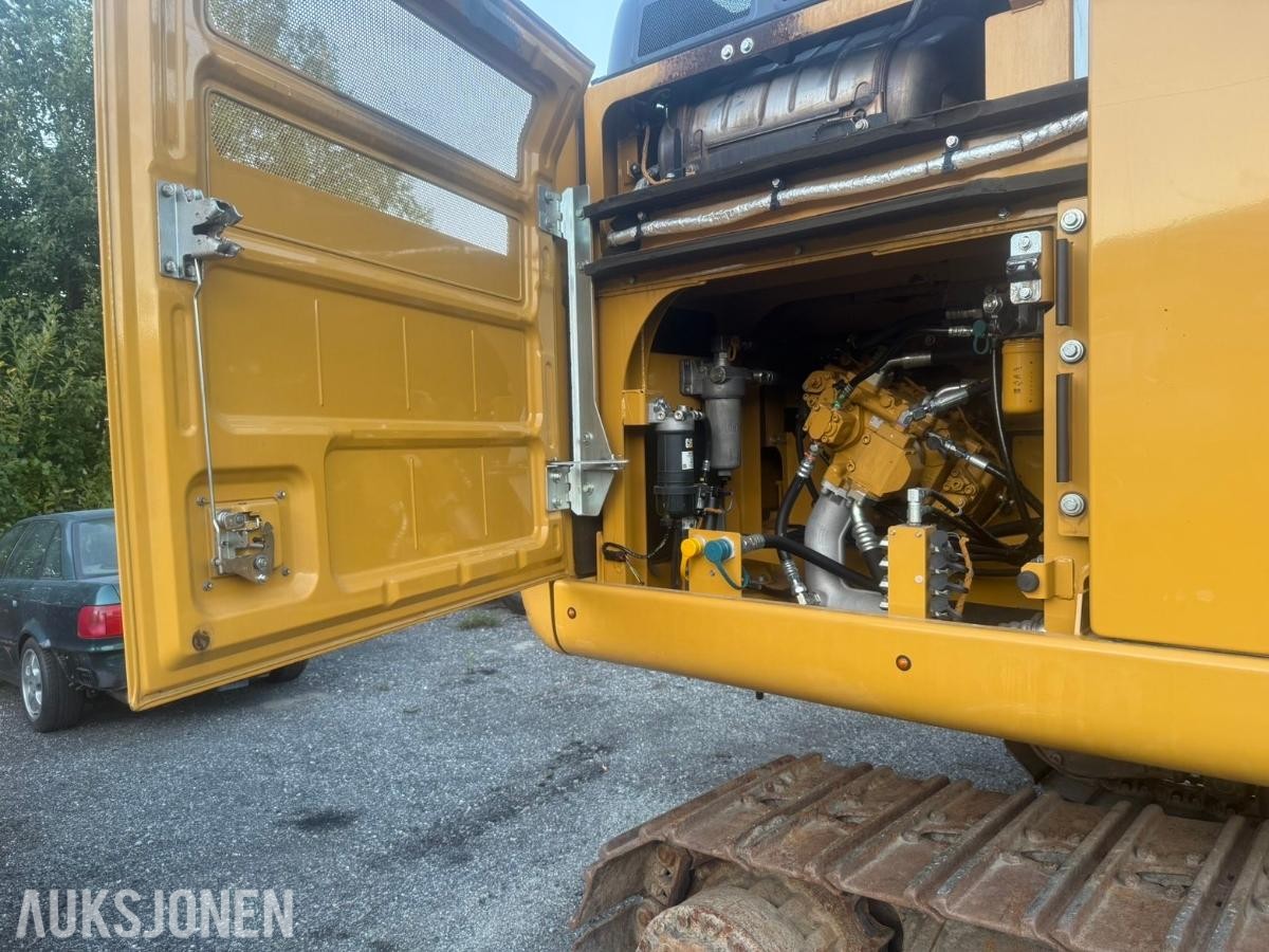2016 Cat 326F TILTROTATOR, PUSSESKUFFE, GPS