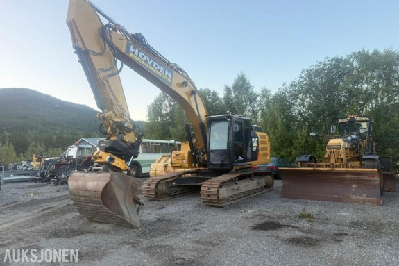 2016 Cat 326F TILTROTATOR, PUSSESKUFFE, GPS