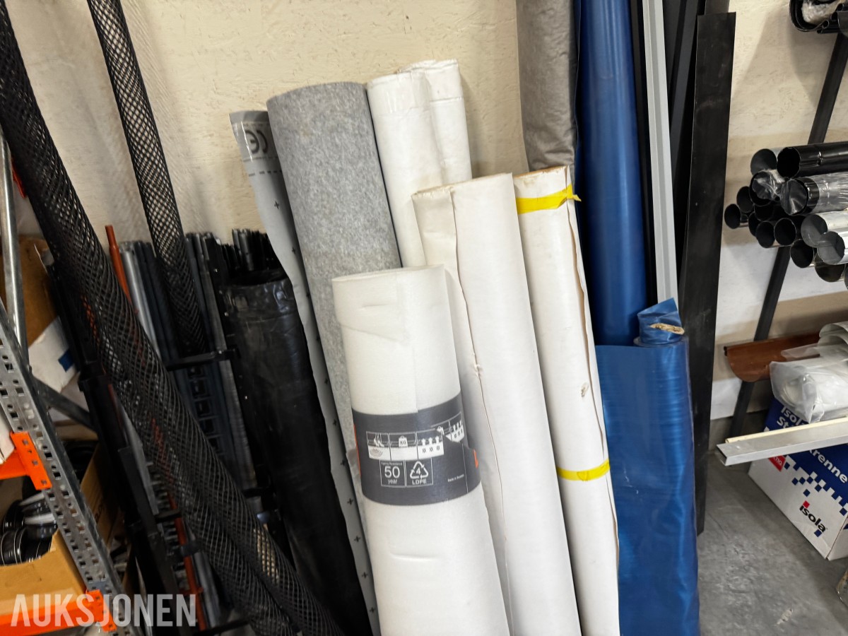 Blikkenslager takrenner, deler, skruer, takstiger, snøfangere +++