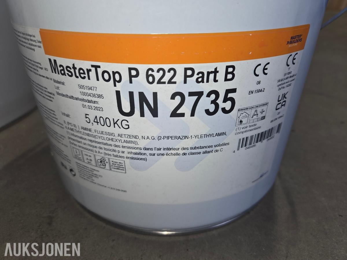Epoxyprimer Master Top P 622, vanntetting og radonsperre