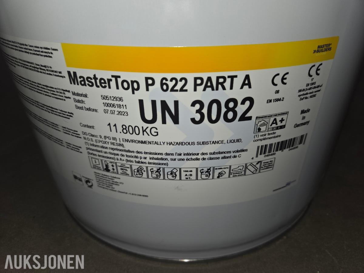 Epoxyprimer Master Top P 622, vanntetting og radonsperre