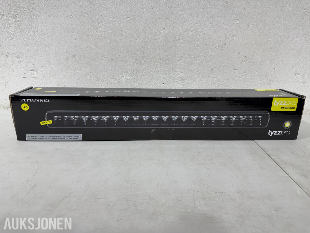 Lyzzpro Premium LED-barer, arbeidslys og batteribryter