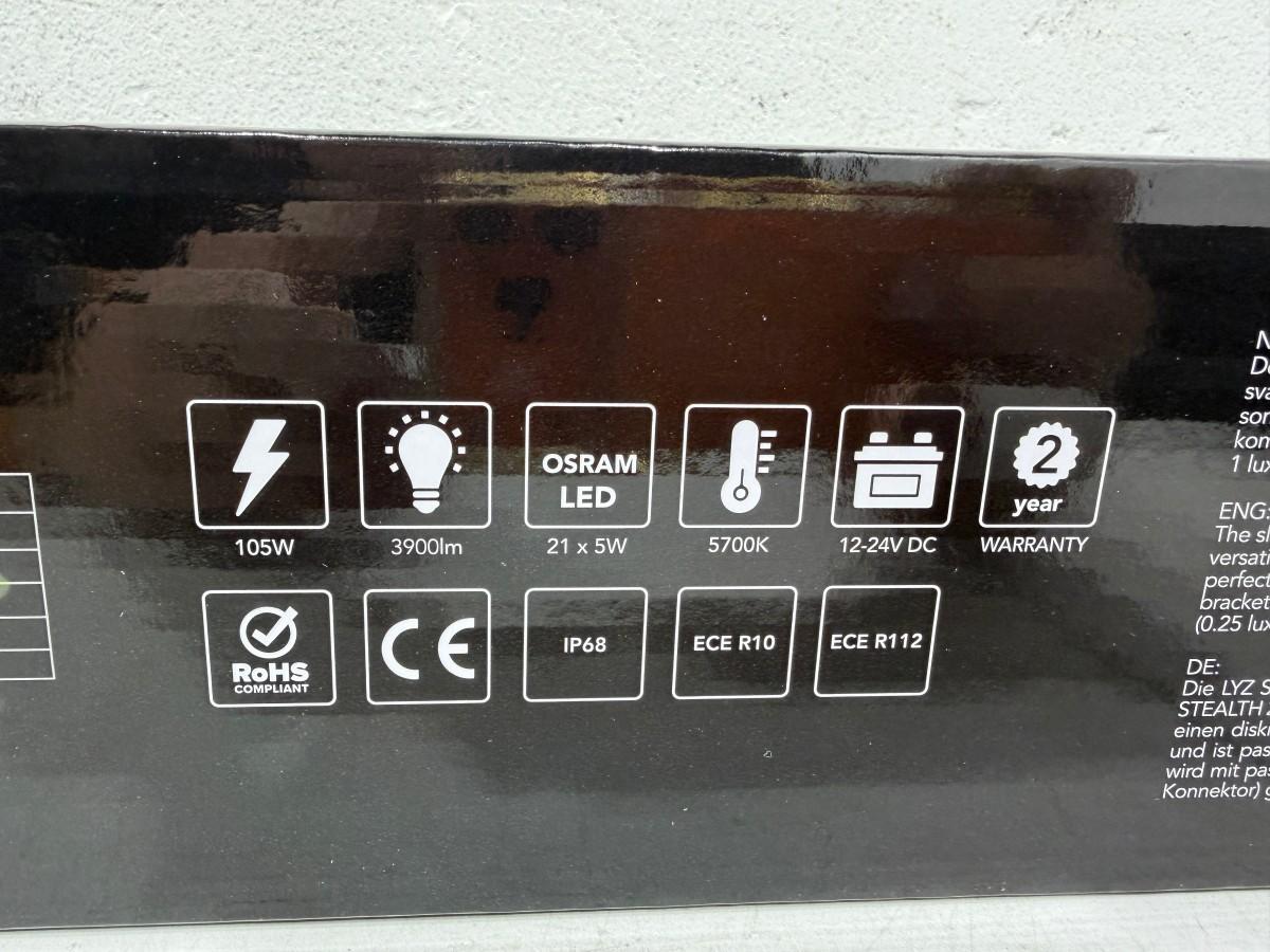 Lyzzpro Premium LED-barer, arbeidslys og batteribryter