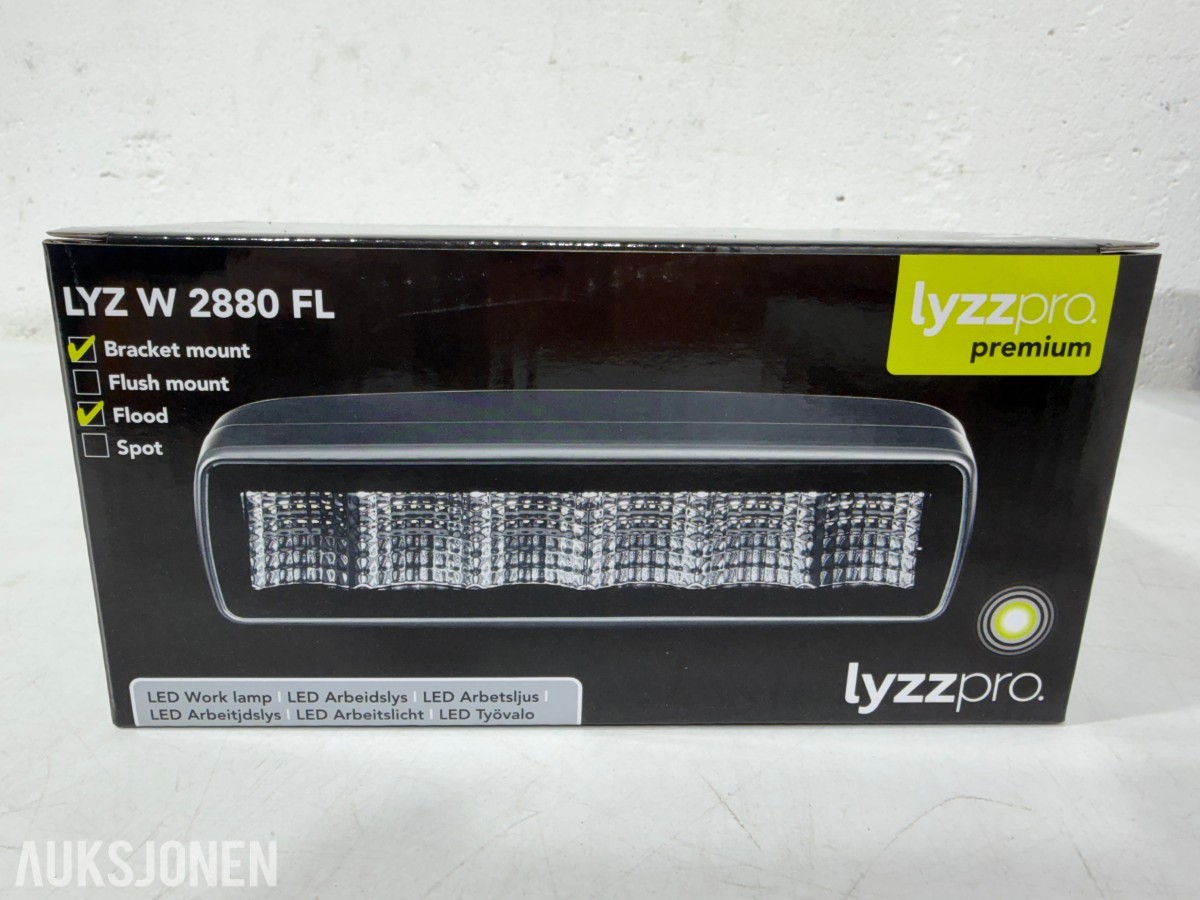 Lyzzpro Premium LED-barer, arbeidslys og batteribryter
