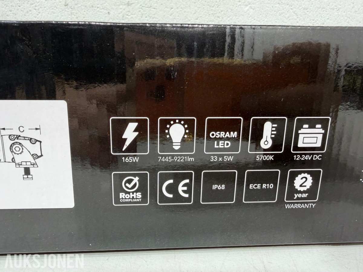 Lyzzpro Premium LED-barer, arbeidslys og batteribryter