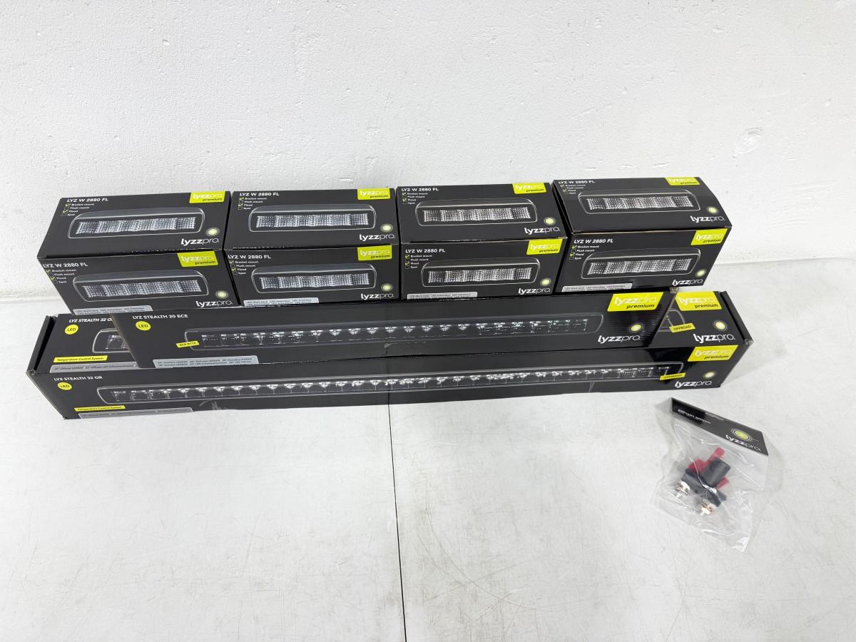 Lyzzpro Premium LED-barer, arbeidslys og batteribryter
