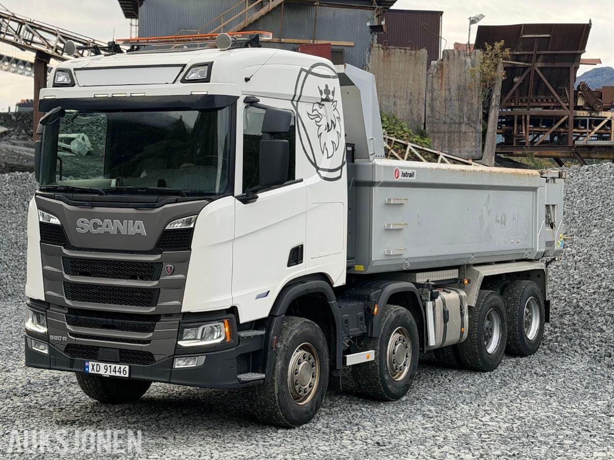 2023 Scania R560 8x4 tippbil, 187945 km
