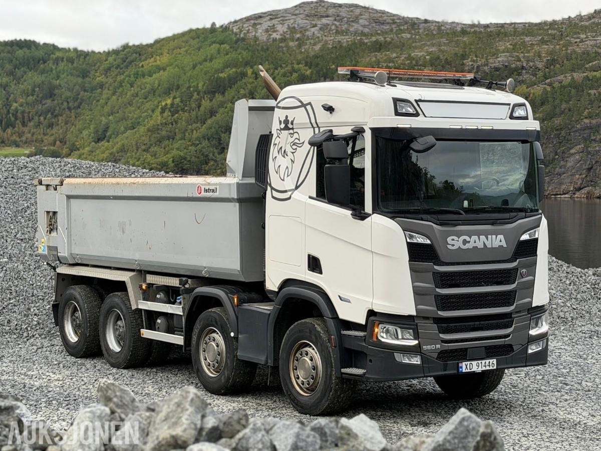 2023 Scania R560 8x4 tippbil, 187945 km