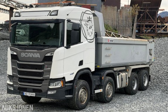 2023 Scania R560 8x4 tippbil, 187945 km