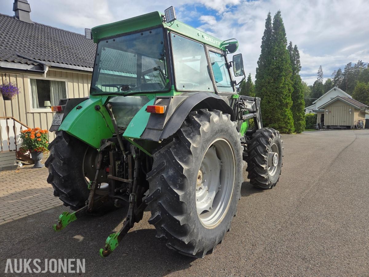 1980 Deutz DX90A TRAKTOR HURTIGGIR FRONTLASTER WEBASTO MVA FRI