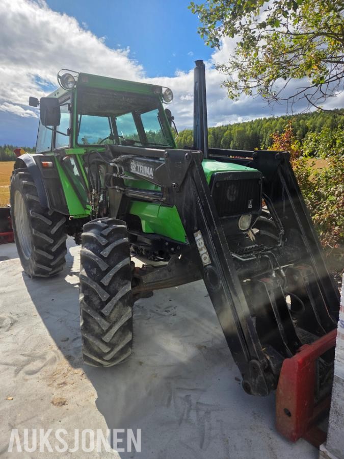 1980 Deutz DX90A TRAKTOR HURTIGGIR FRONTLASTER WEBASTO MVA FRI