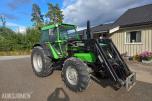 1980 Deutz DX90A TRAKTOR HURTIGGIR FRONTLASTER WEBASTO MVA FRI