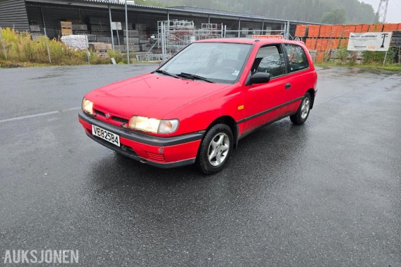 1991 Nissan Sunny 1.6 90hk, EU ok 04.2028 s+v dekk lav km 122000km