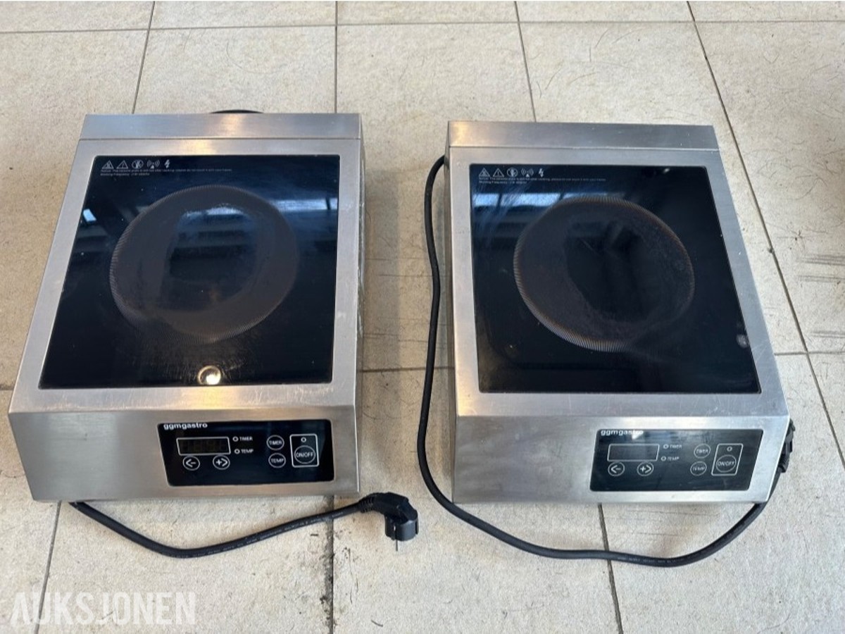 2 stk. GGM Gastro induksjonsplater – 3 500 W