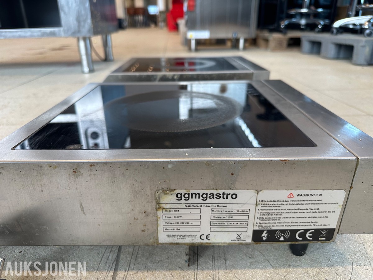 2 stk. GGM Gastro induksjonsplater – 3 500 W