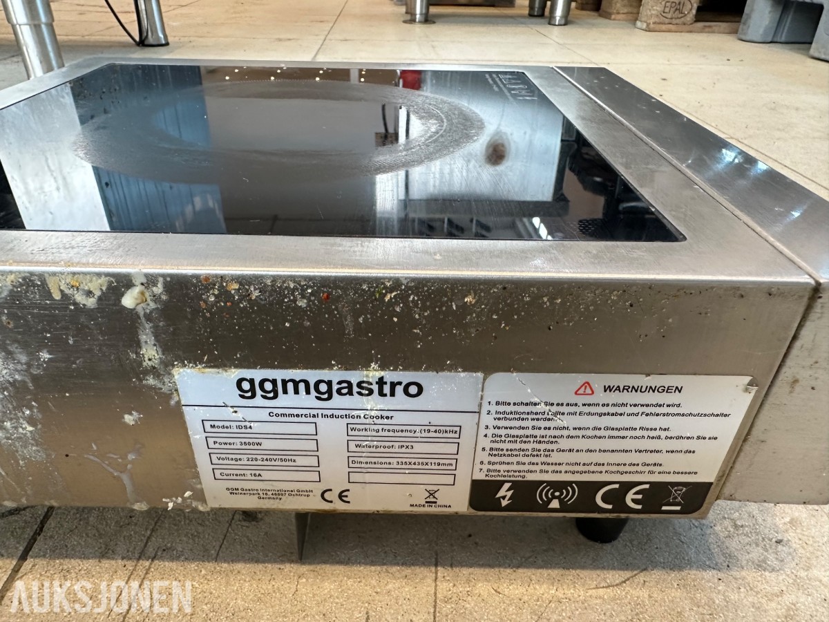 2 stk. GGM Gastro induksjonsplater – 3 500 W