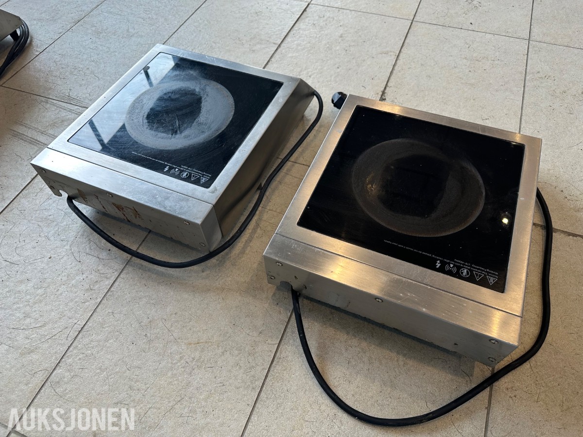 2 stk. GGM Gastro induksjonsplater – 3 500 W