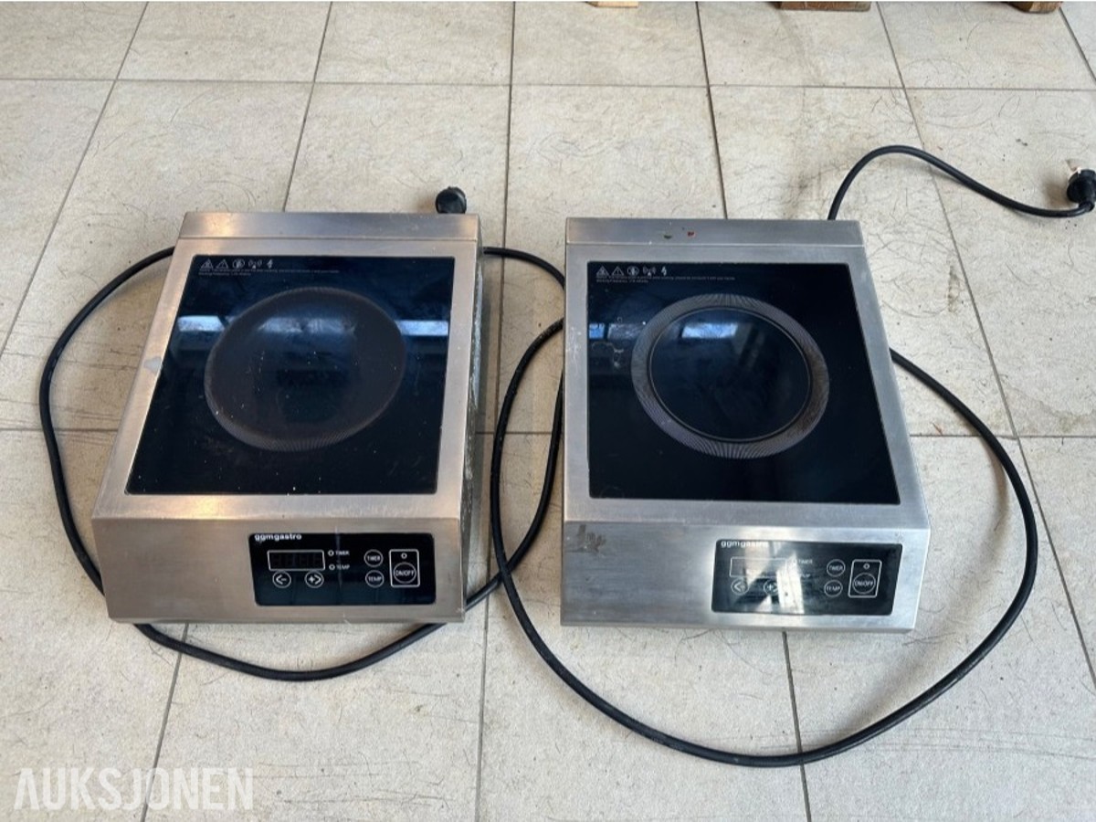 2 stk. GGM Gastro induksjonsplater – 3 500 W