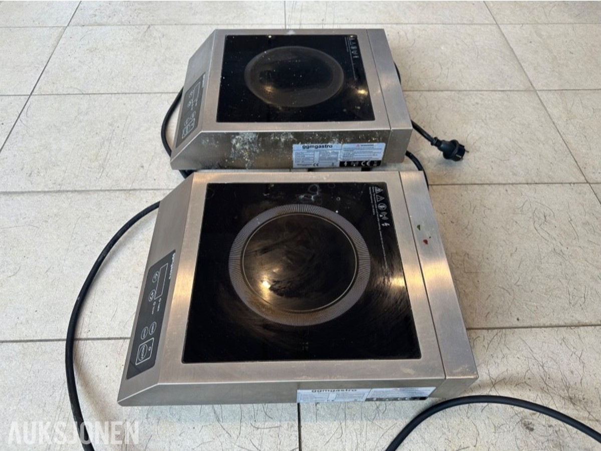 2 stk. GGM Gastro induksjonsplater – 3 500 W