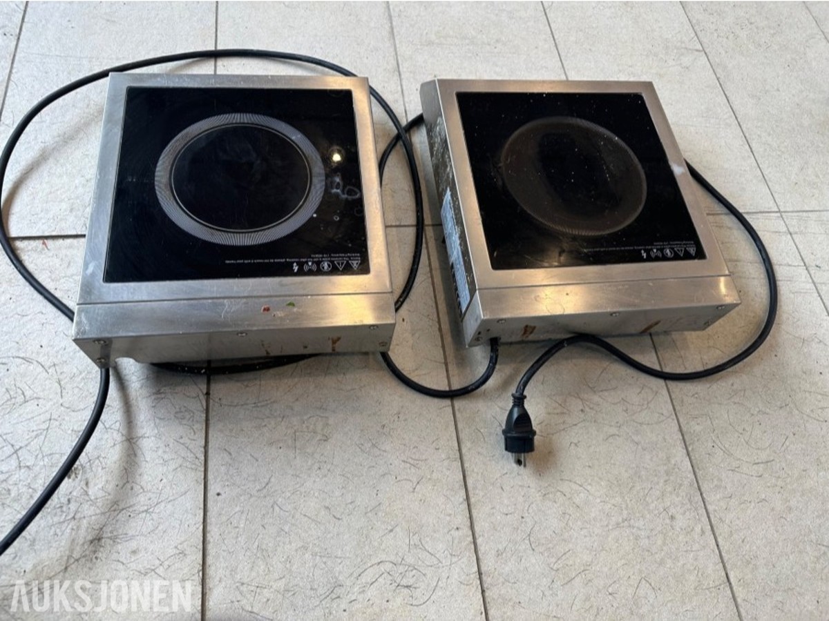 2 stk. GGM Gastro induksjonsplater – 3 500 W