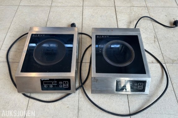 2 stk. GGM Gastro induksjonsplater – 3 500 W