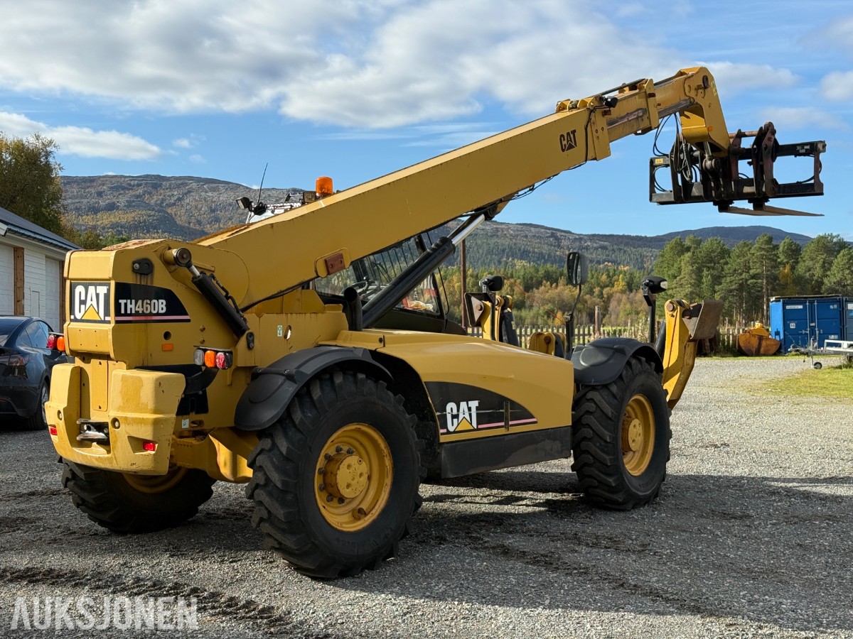2006 Cat TH460B, 4955 timer, pallegafler